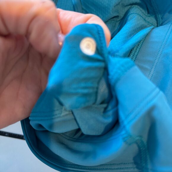 lululemon Free to Be Serene Longline Bra Light Support C/D Hawaiin Blue Size 10 - Picture 4 of 7